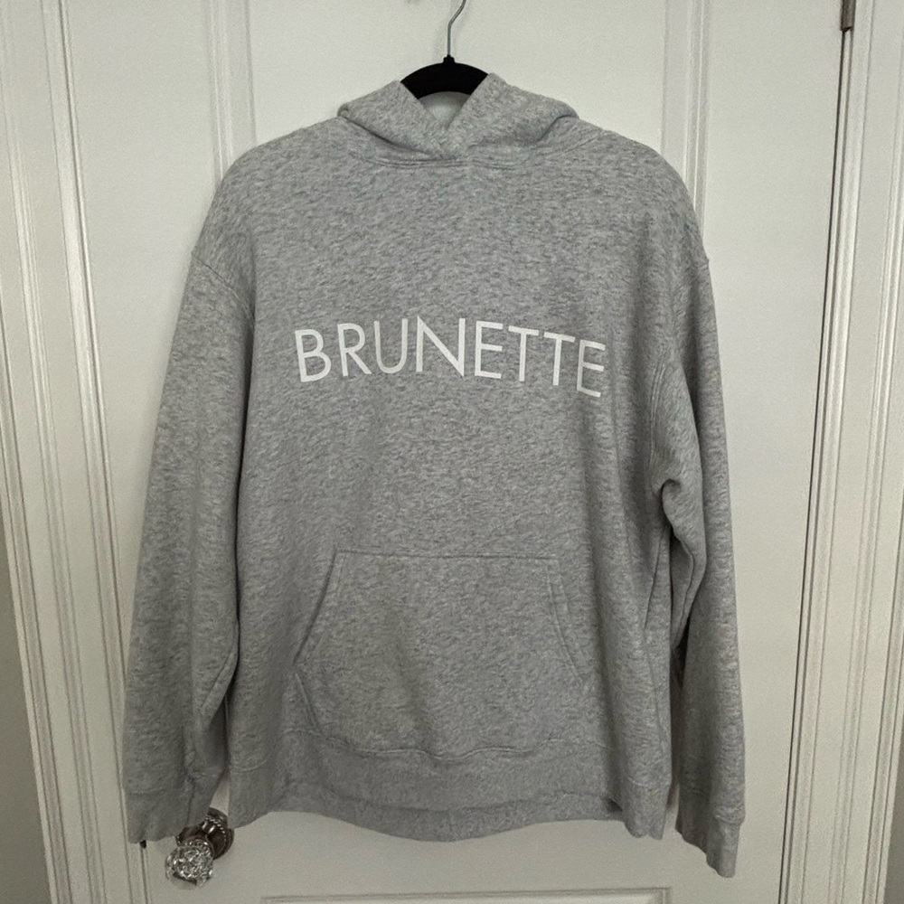 Brunette the Label Hoodie Gray - Sz. L/XL